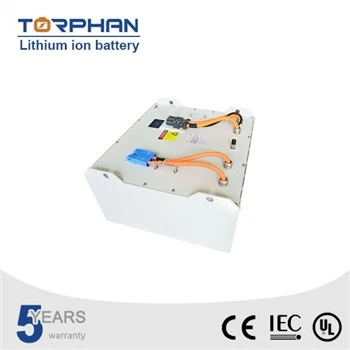 Lithium-batterier gaffeltruck