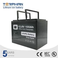 Bærbar lithium batteripakke 12v